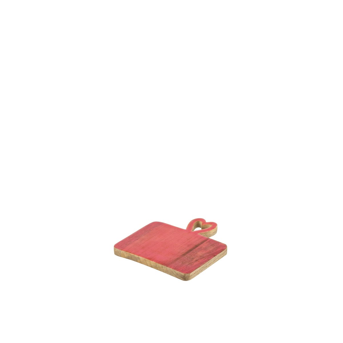 Plateau J-Line en bois rose - vue de dessus