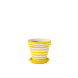 Ambiance bohème avec le pot de fleurs J-Line Granada Stripes