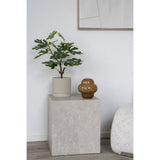 Gros plan du vase marron, détails de la texture en verre