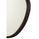 Détail du miroir J-Line montrant la finition en verre