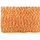 Couverture J-Line tricotée en rose et blanc, vue d'ensemble