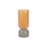Vase en verre jaune moyen format avec design moderne