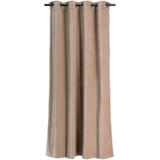 Rideau uni Fara Taupe 135 x 280