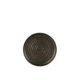 Plateau J-Line Rond Classique en fer bronze - vue de face