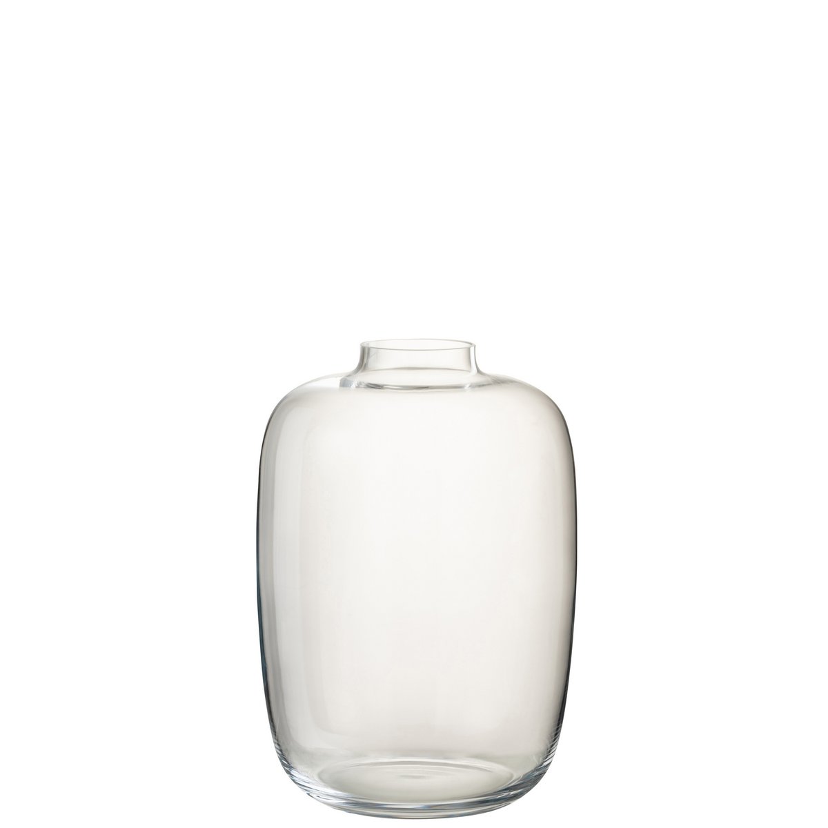 Vase Cleo J-Line sur une table, ajoutant une touche de luxe à la décoration.