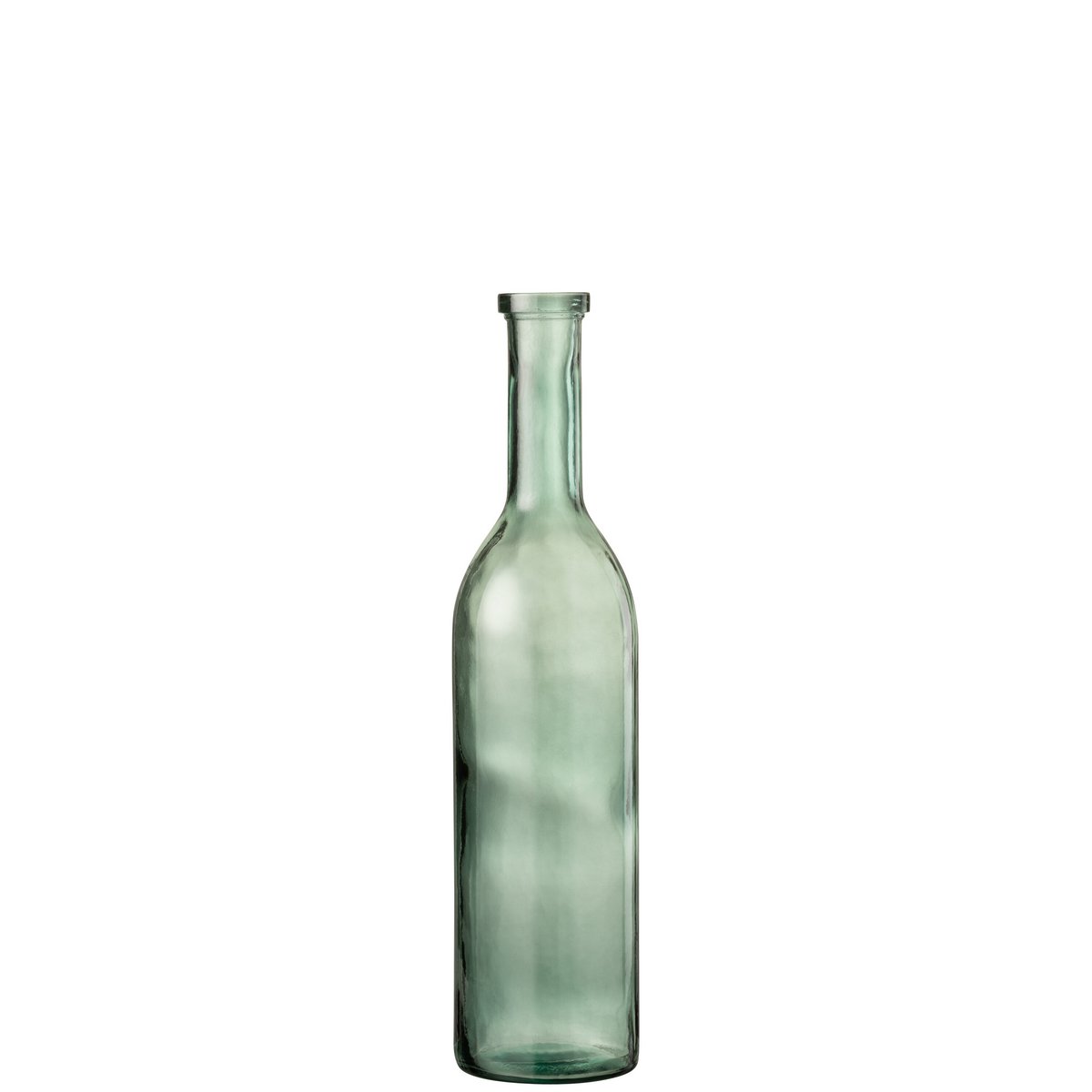 Vase Cancun J-Line en verre vert, élégant et moderne, 75,5 cm de hauteur