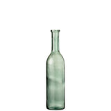 Vase Cancun J-Line en verre vert, élégant et moderne, 75,5 cm de hauteur