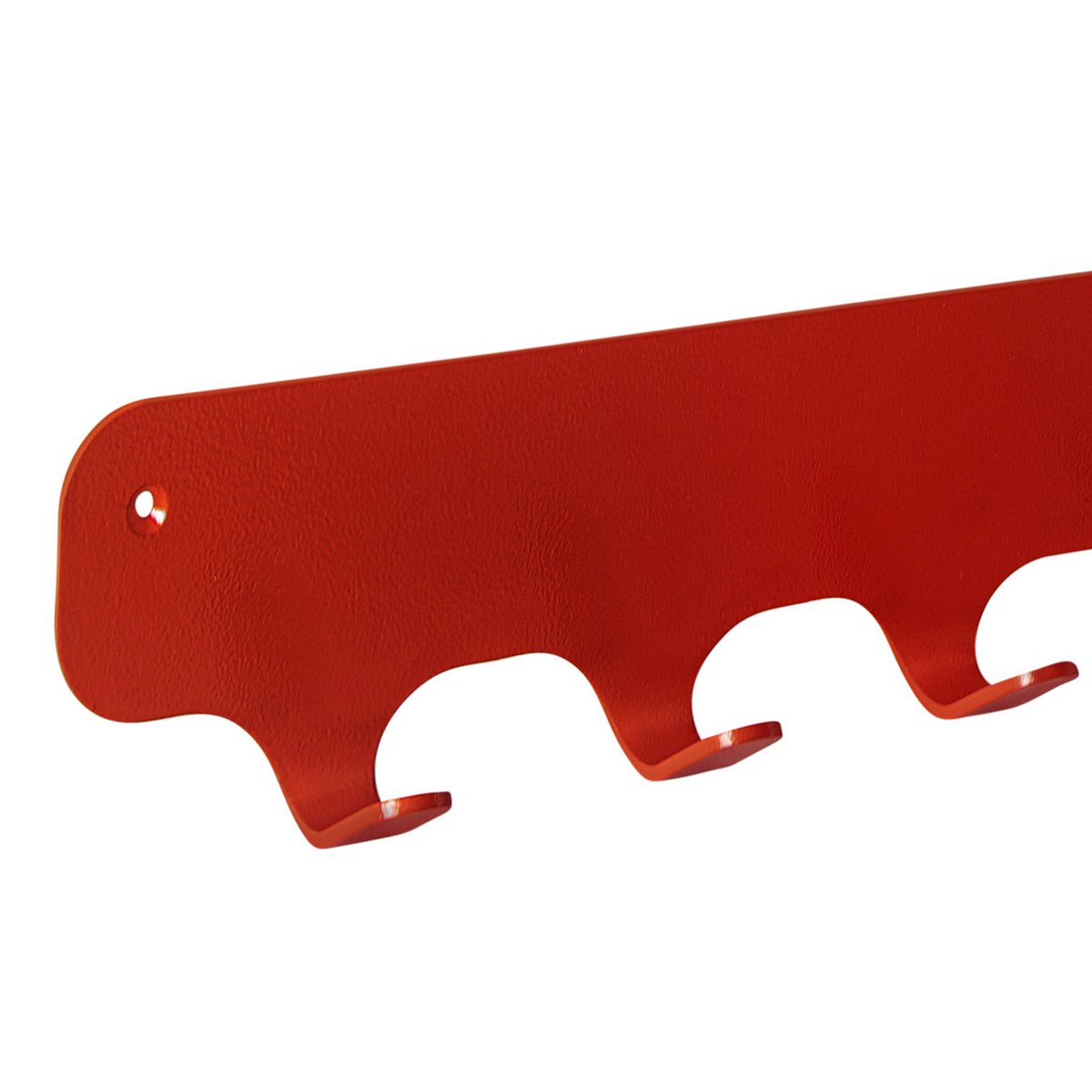 Gorillz Rounded Seven - Porte-manteau mural - 7 patères - Rouge