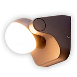 Lampe murale LED "Pallas", en métal et en plastique en anthracite, avec LED intégrée