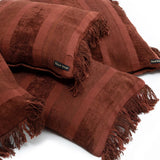 La Housse de Coussin Oh My Gee - Velours Bordeaux - 30x50
