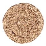 Set de table (Lot de 2, 4 ou 6) PANDAWA 38 cm | Set de table Boho en jacinthe d'eau