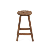 Tabouret de Bar Shibori - Utilisation autour d'un îlot de cuisine moderne