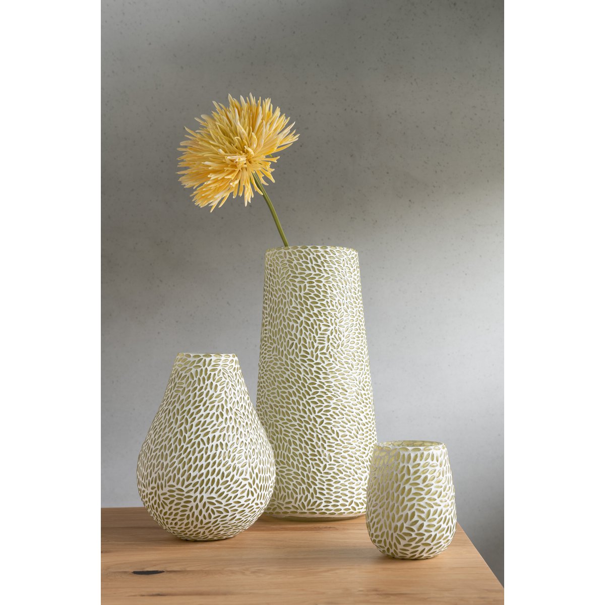 Bougeoir Mosaic J-Line, ambiance dans un salon moderne