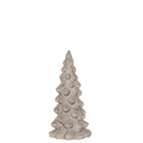 Détail du Sapin de Noël Sucre en verre gris - design élégant