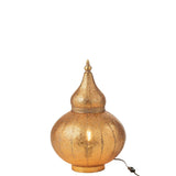 Lampe J-Line Aladin en métal doré vue avant, design élégant