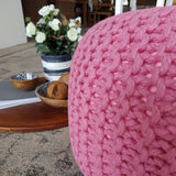 Pouf extérieur Ø55cm siège pouf terrasse piscine jardin