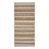 Tapis de Couloir Morena en jute et laine, vue d'ensemble