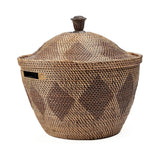 Le panier de rangement Crown - Brun naturel