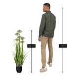 Plante artificielle ornementale violette