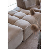 Pouf J-Line Grid, vue de dessus mettant en valeur la forme