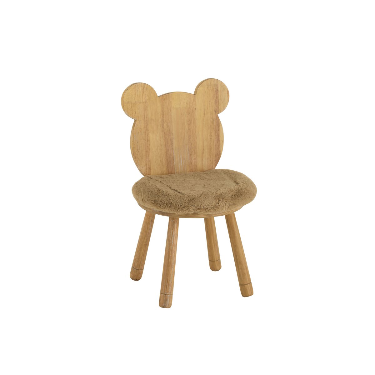 Chaise enfant Ours J-Line, mise en scène avec décoration scandinave