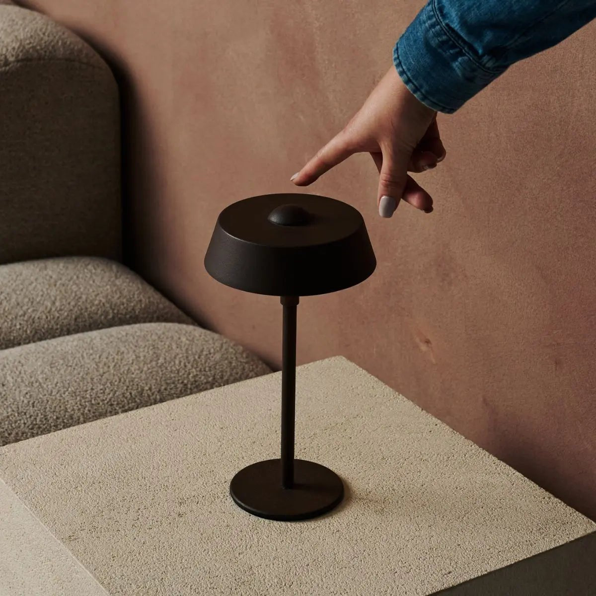 Lampe rechargeable USB Luca Mocha Marron