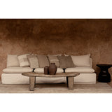 La Housse de Coussin en Point de Lin - Blanc Naturel