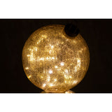 Boule de Noël J-Line en verre doré - détail des lumières LED