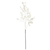 Branche de décoration J-Line Feuilles Eva - plastique - blanc