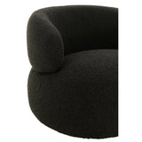 Siège rotatif J-Line - bois/textile - noir