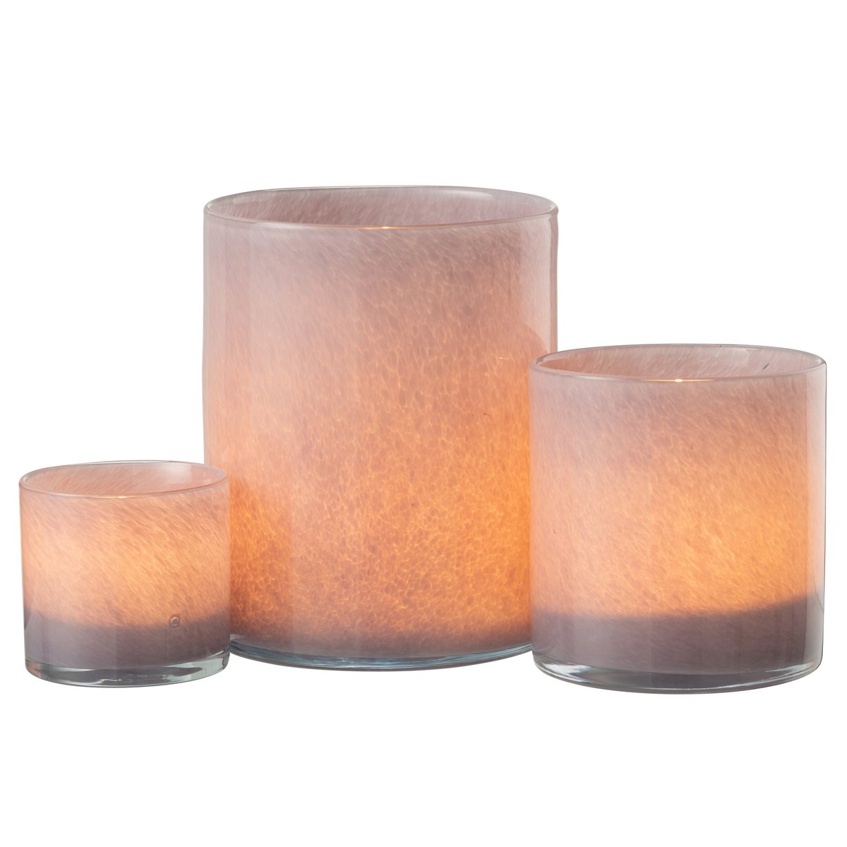 Lanterne J-Line Jade sur table, lumière tamisée