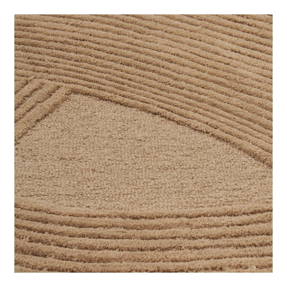 Détail texture du Tapis Pune tufté main