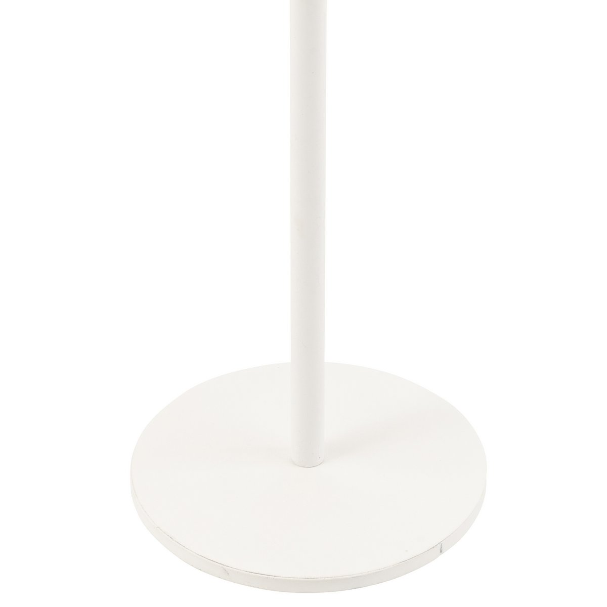 Détail de l'arbre décoratif J-Line en métal blanc sur étagère
