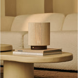 Lampe rechargeable en bois marron foncé Ivo