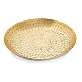 Plateau décoratif Ø 28 cm autour du plateau de décoration en or ou en argent.