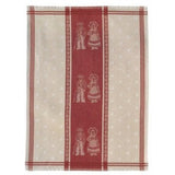 Torchon Jacquard Petit Coeur Ficelle 70 x 50