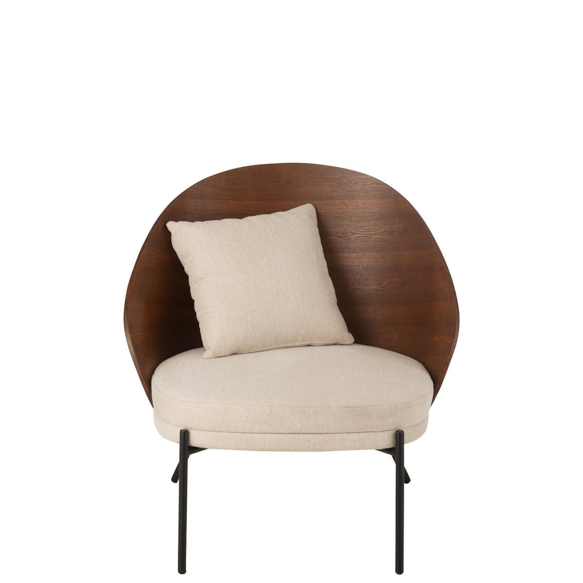 Détail de la chaise longue J-Line montrant le design contemporain