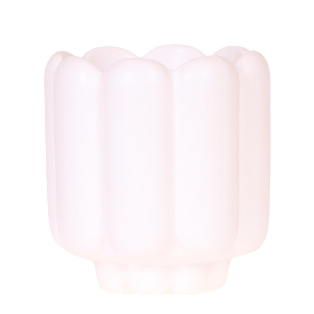Pot décoratif rétro Kolibri en céramique blanche, design unique et élégant