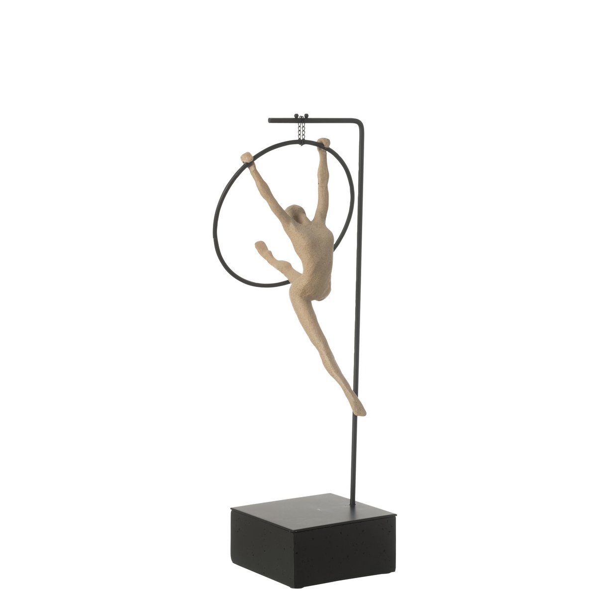 Cerceau de gymnaste Beta en résine, mise en scène décorative