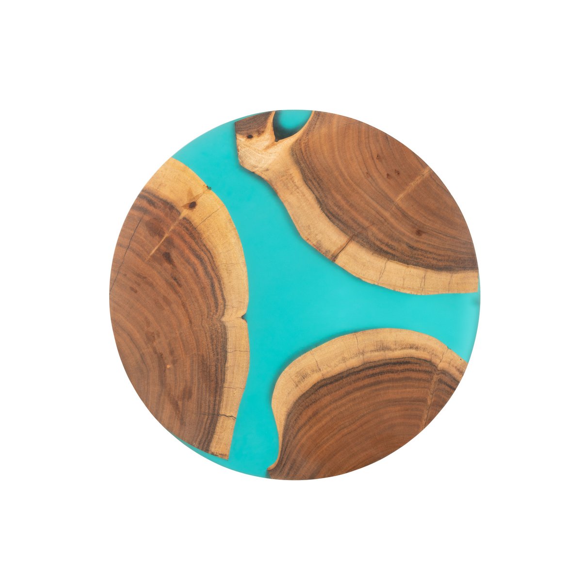 Détail de la planche à découper J-Line montrant la finition en bleu