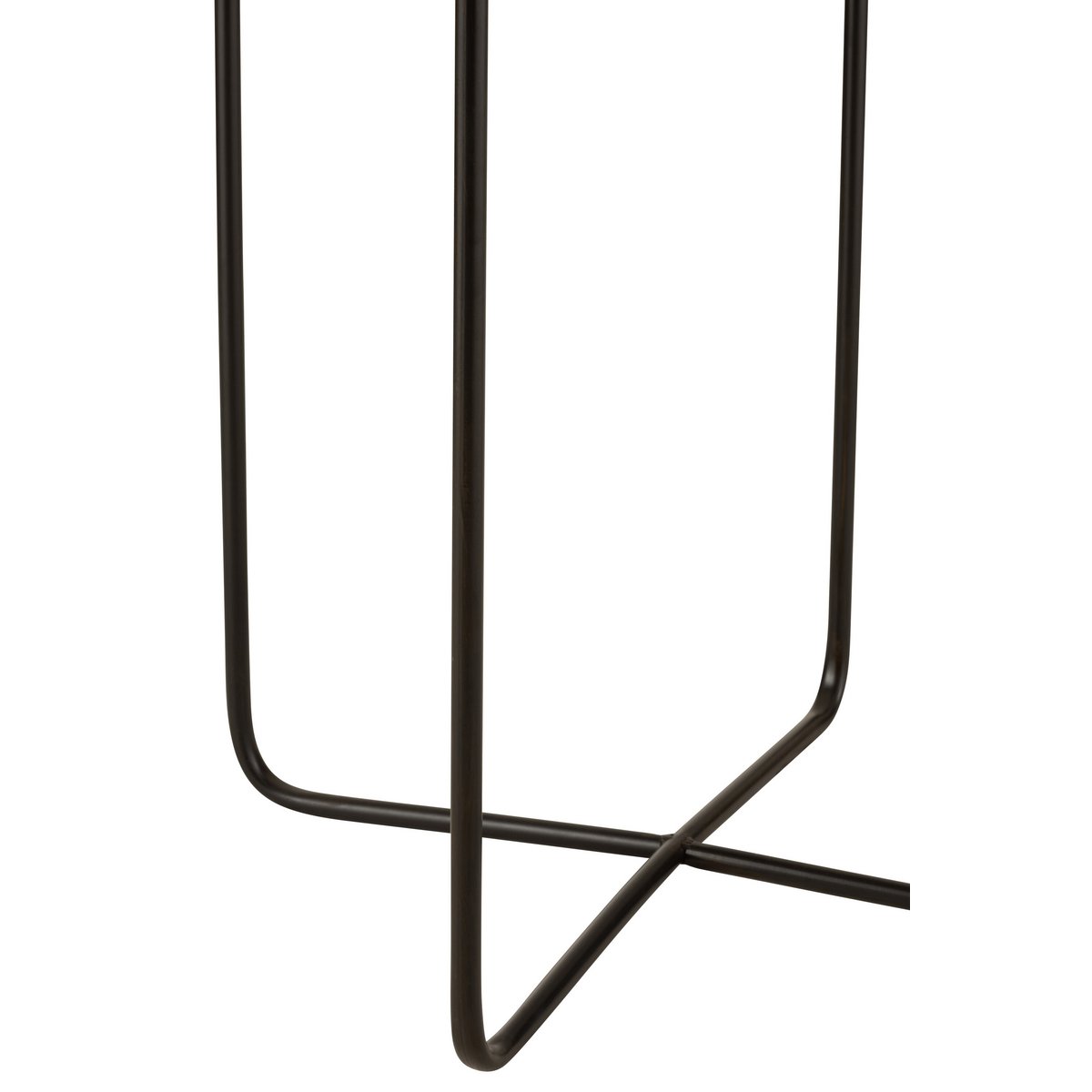 Table d'appoint J-Line Cross Frame, détail du cadre croisé