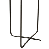 Table d'appoint J-Line Cross Frame, détail du cadre croisé