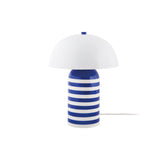 Lampe de table rayée rétro