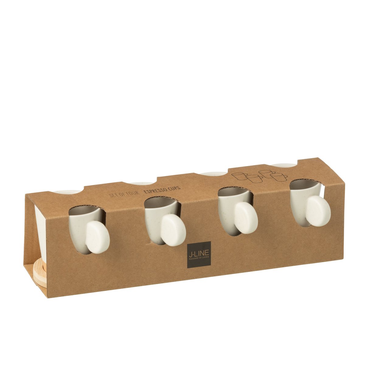 Sachets à café présentés dans la boîte J-Line