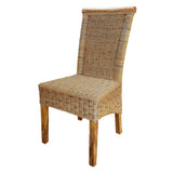 Chaises de salle à manger ensemble de 4 chaises en rotin tabac Perth chaise en rotin chaise en osier durable