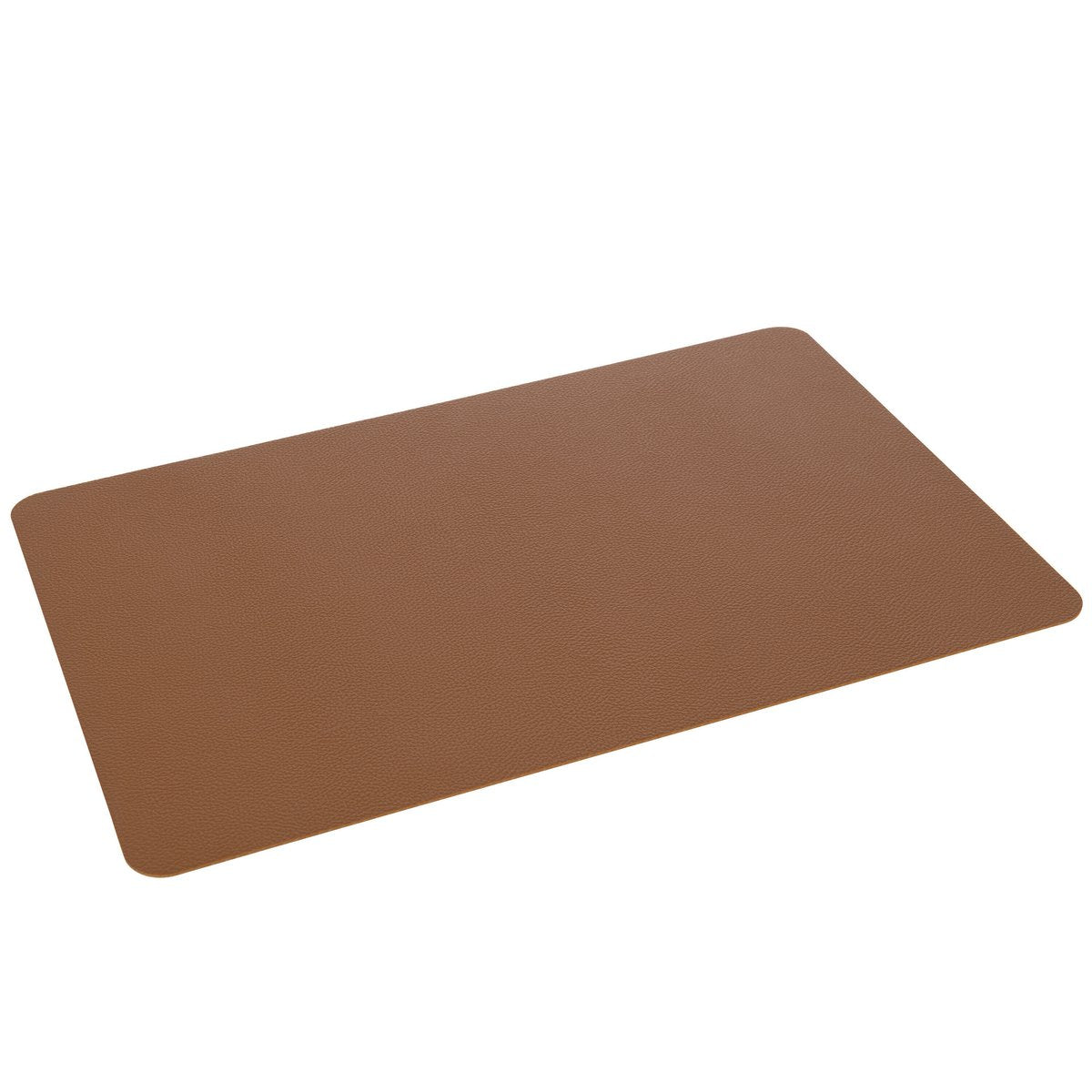 Set de table rectangulaire J-Line en plastique cognac, élégant et pratique
