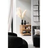 Vase J-Line Lyra - céramique - noir - petit - 32 cm de haut
