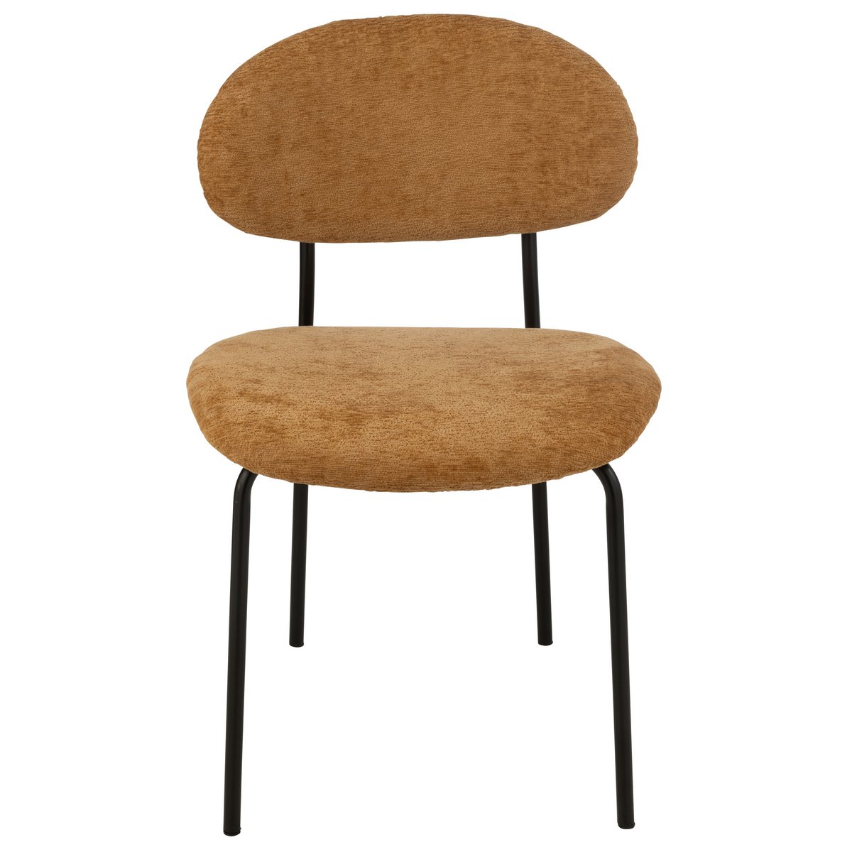 Détail du tissu de la chaise J-Line ocre