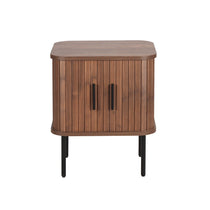 Lampe de chevet Droit nocturne en noyer avec design scandinave