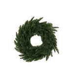 Couronne décorative J-Line en plastique vert - vue d'ensemble